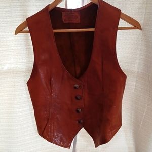 Vintage 40s Leather Vest